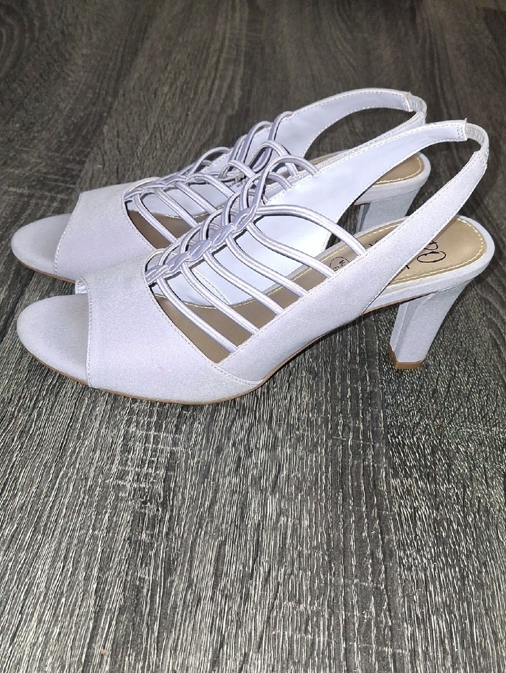 Impo/ Lilac Strappy Slingback Heeled Sandals- W Sz 9M